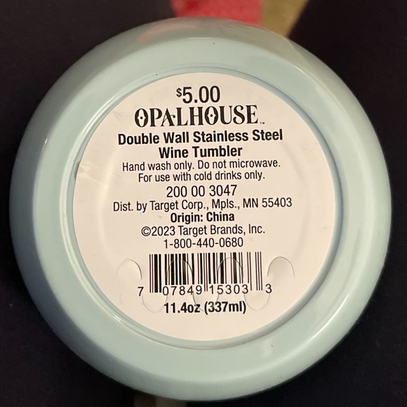 MONOGRAM GIFT NWT Dbl Wall Stainless Tumbler wLid A C D J K K L M N P R - Picture 2 of 13